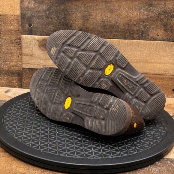 SAM HUBARD MENS DRESS SHOES BROWN LEATHER OXFORDS BUSINESS CASUAL SIZE 8M - Picture 4 of 9